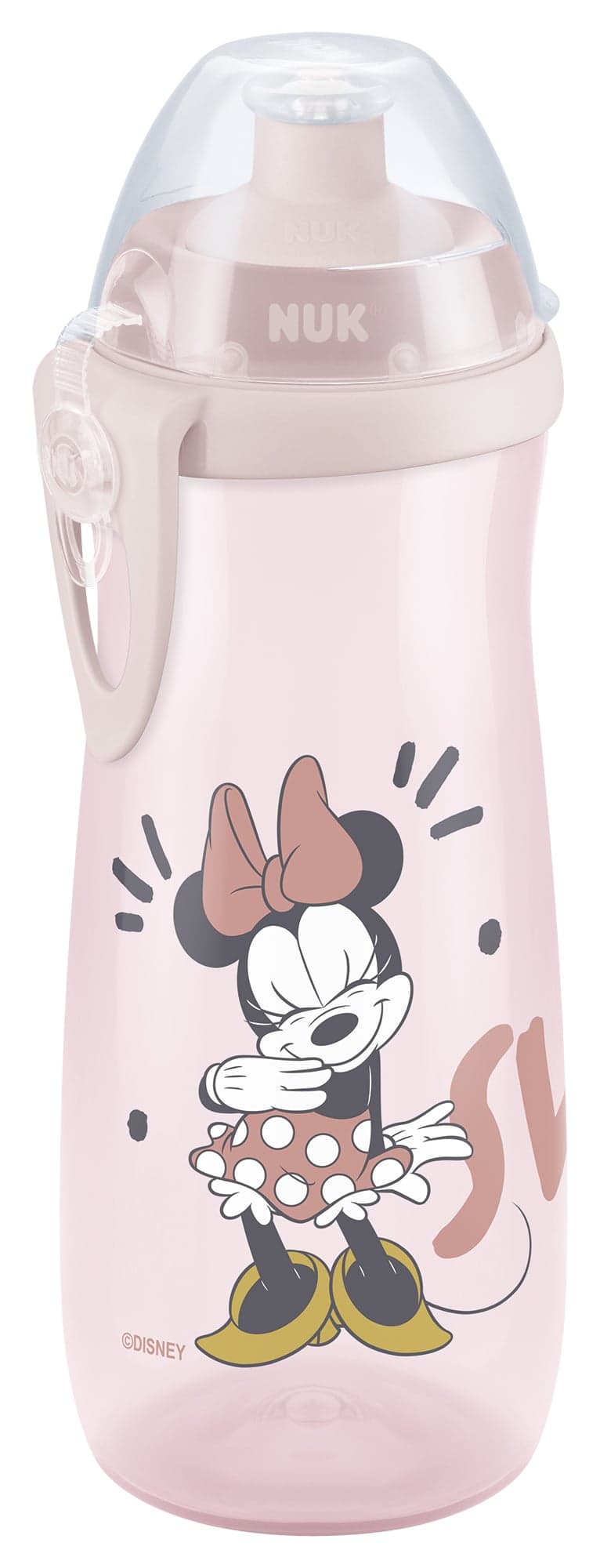 Nuk FC Sports Cup Disney Minnie láhev 450 ml, růžová
