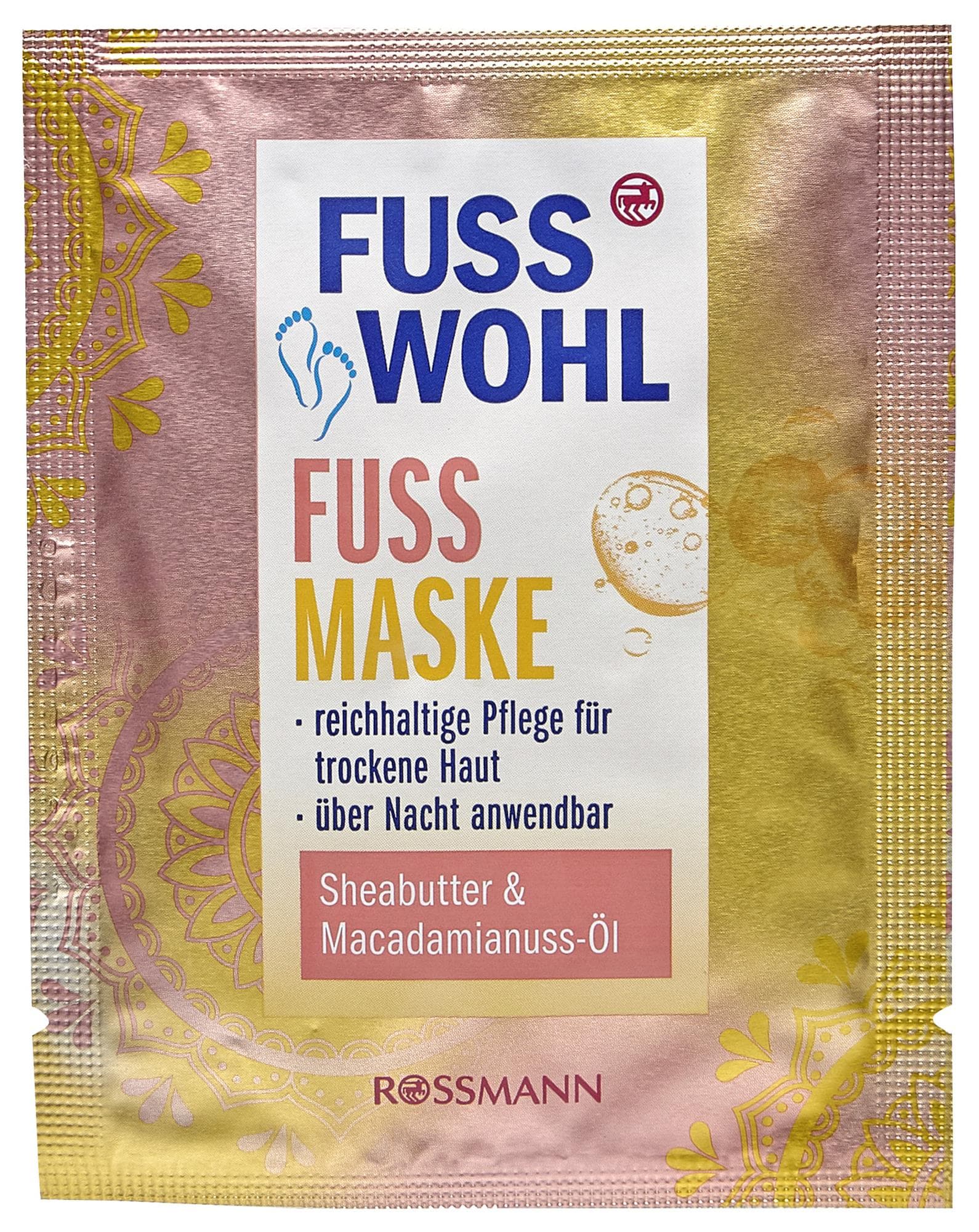 Fusswohl Maska na chodidla s bambuckým máslem