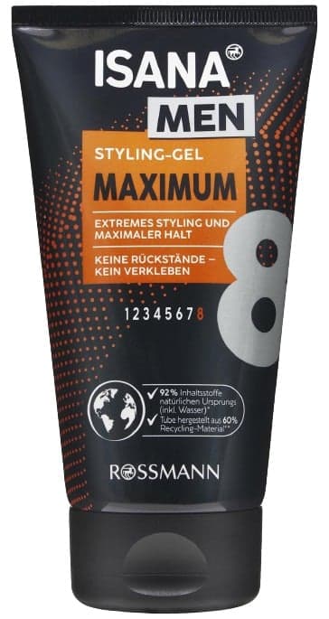 ISANA Men Maximum 8 gel na vlasy