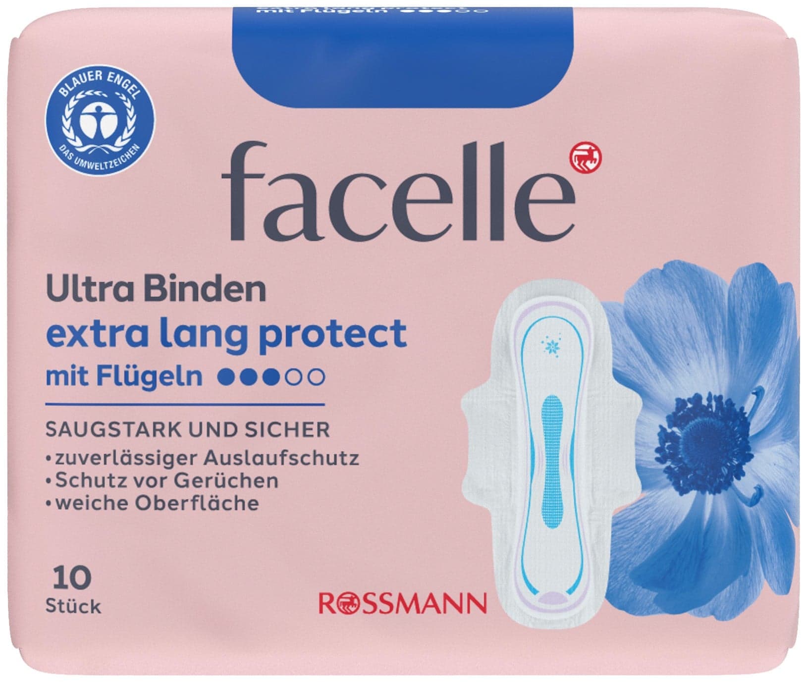 Facelle Ultra dámské vložky s křidélky na noc