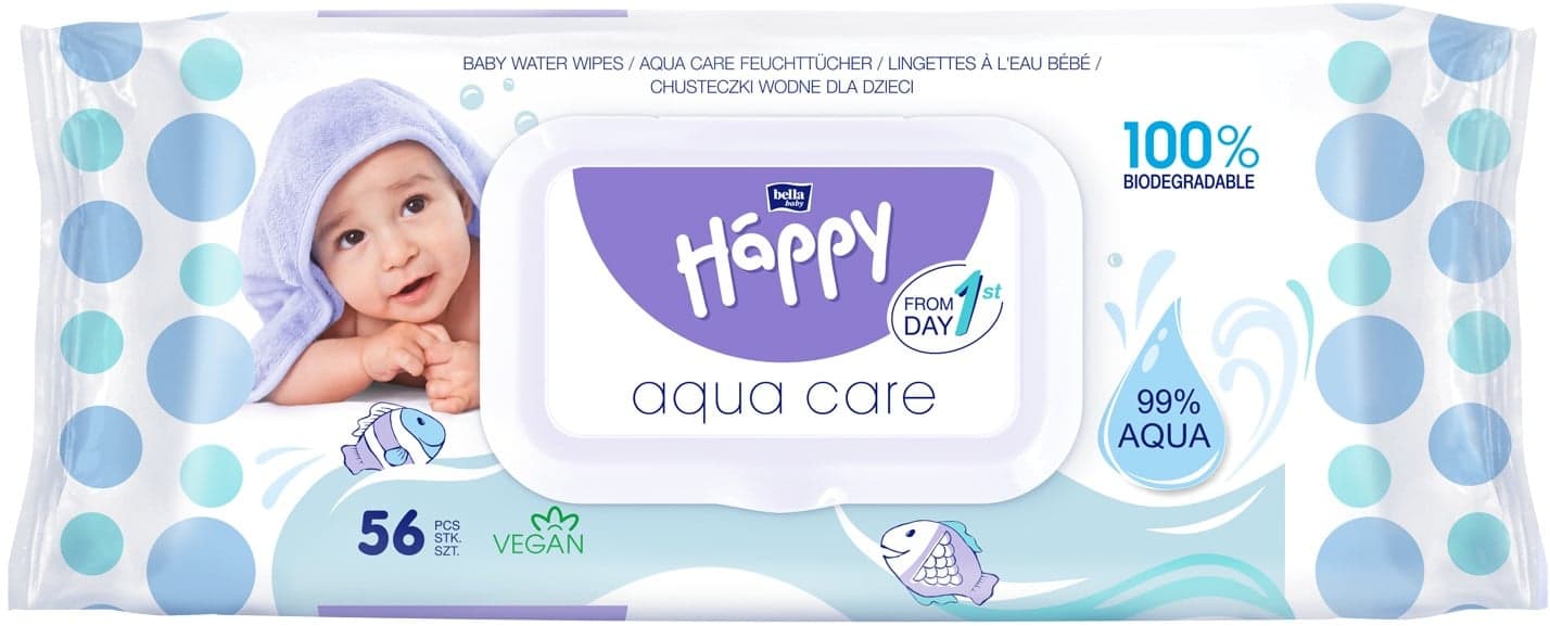 Bella Baby Happy Aqua care čistící ubrousky