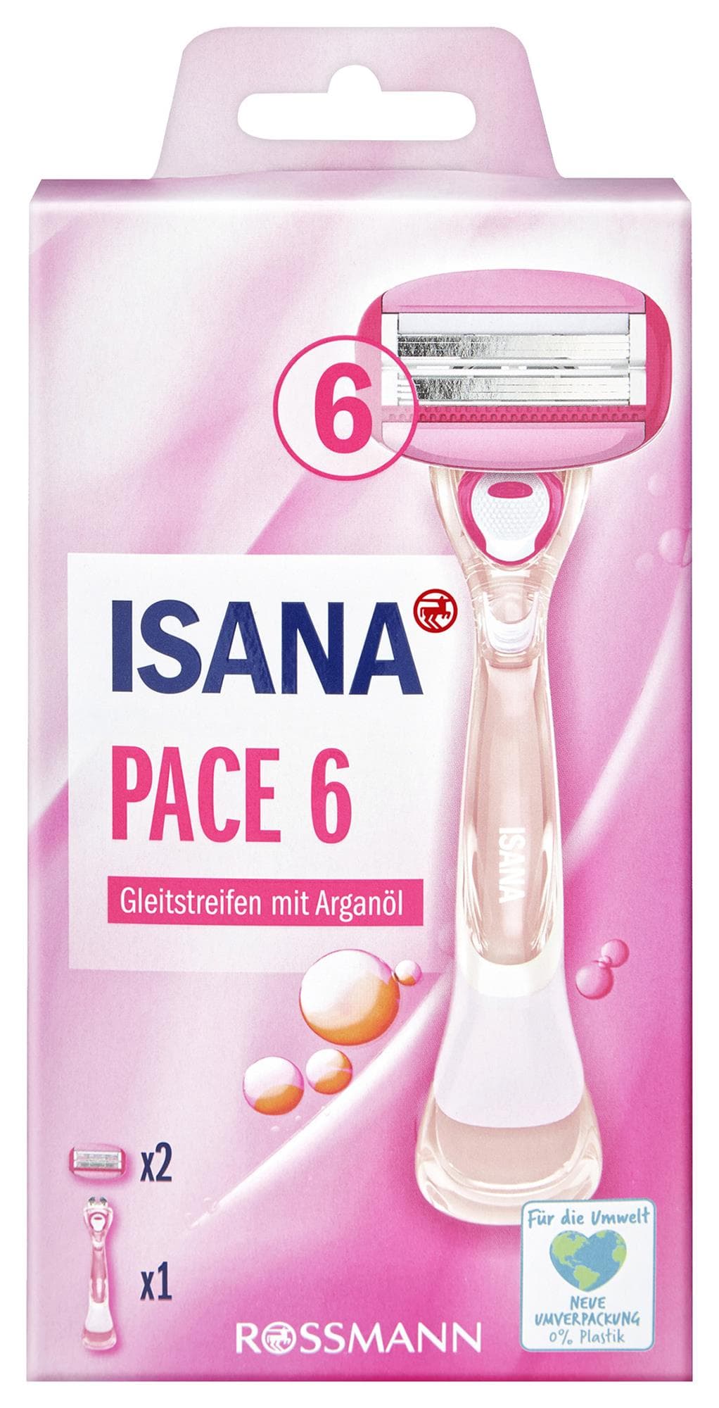 ISANA Pace dámský holicí strojek s šesti břity