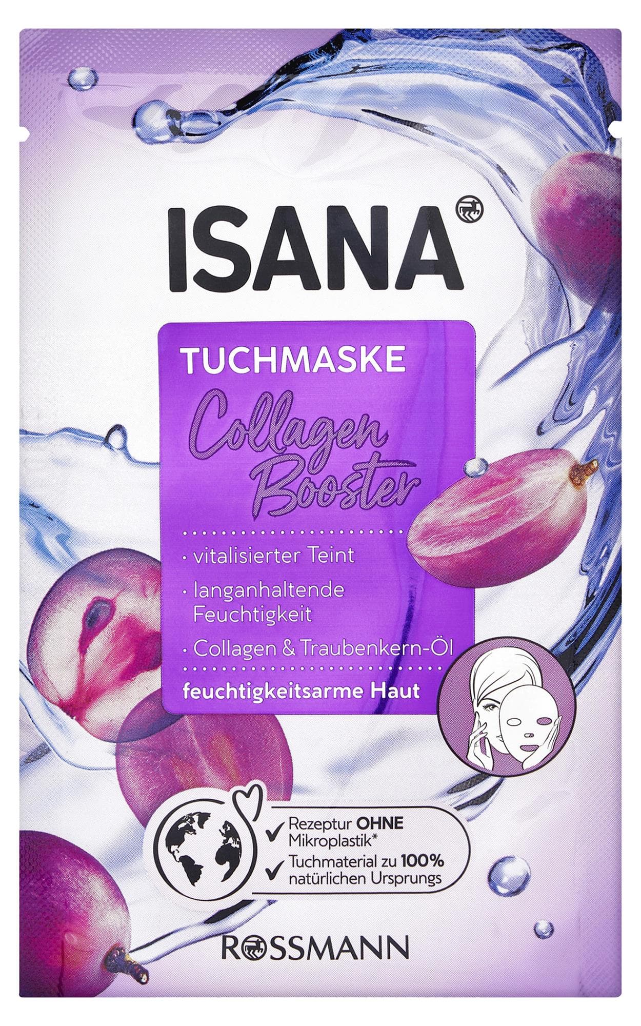 ISANA Pleťová maska s kolagenem