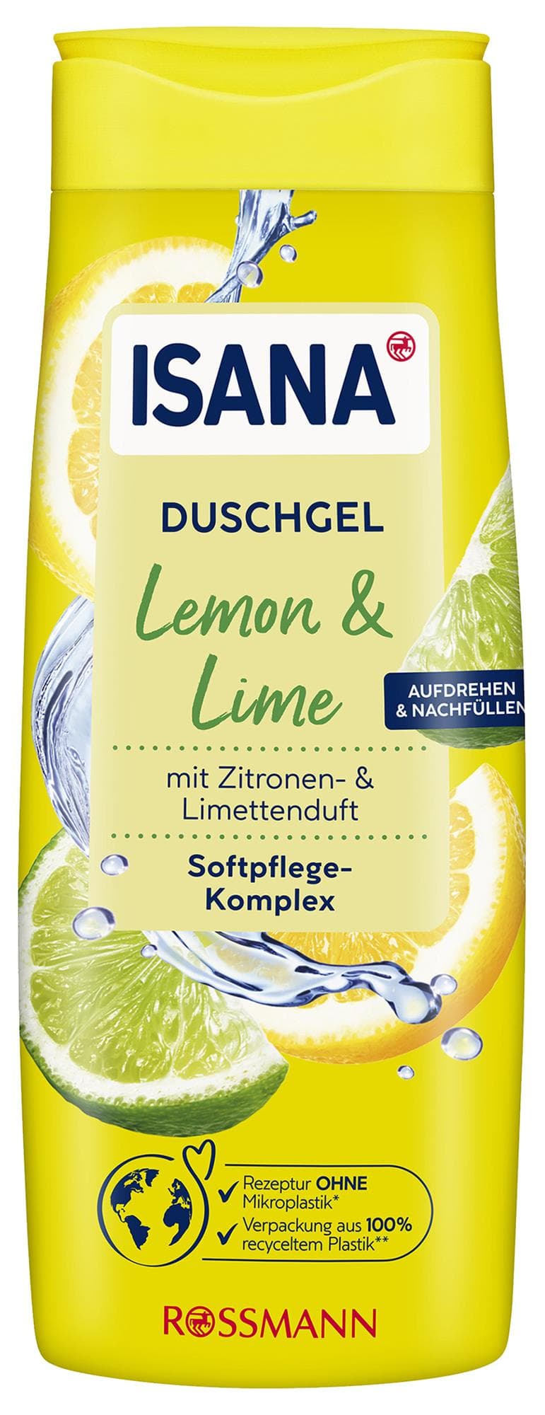 ISANA Sprchový gel citron a limetka