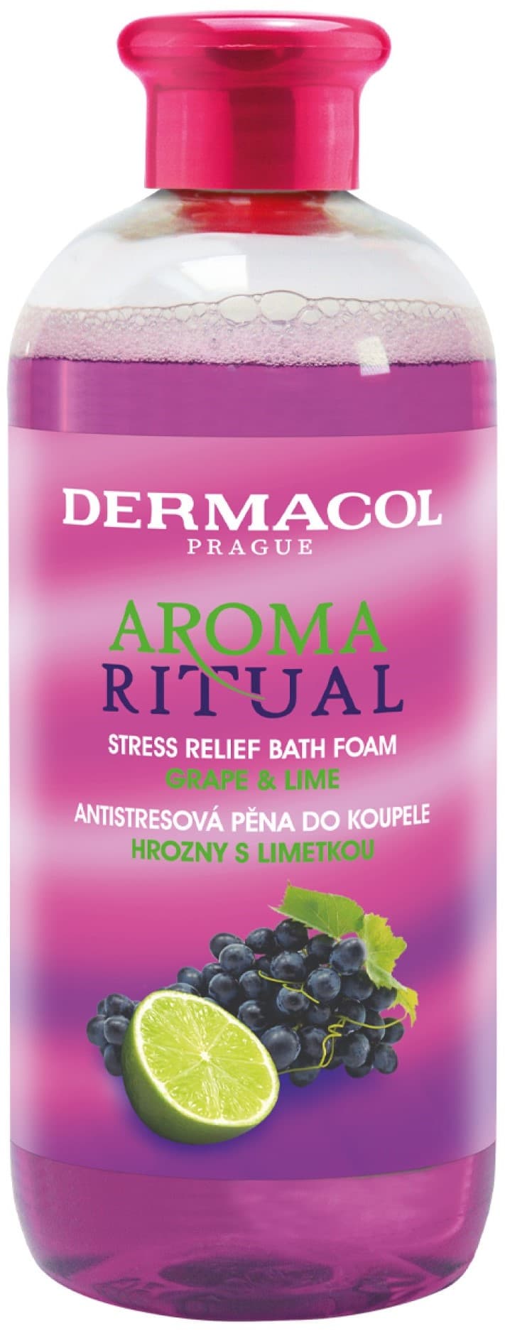 Dermacol Aroma Ritual pěna do koupele hrozny s limetou