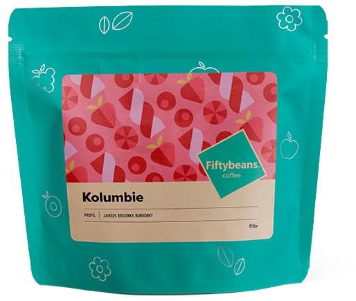 Fiftybeans Kolumbie Red Fruit filtr zrnková káva