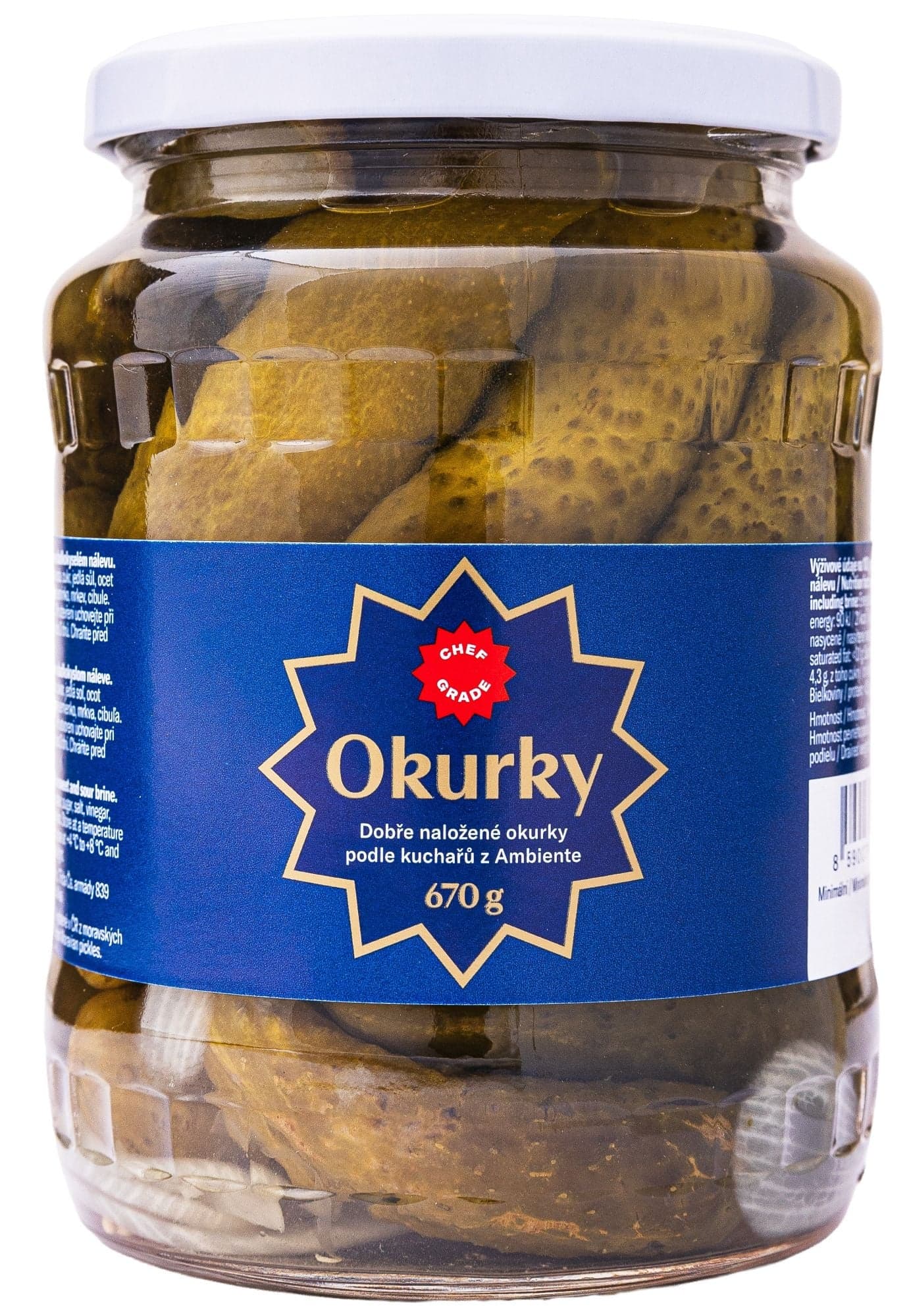Chef Grade okurky (dříve Naše)