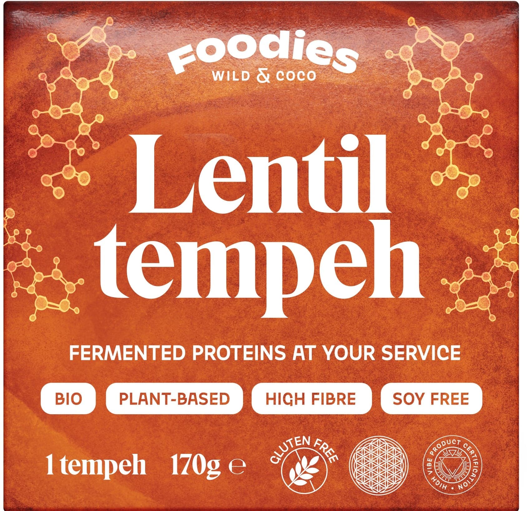 Wild & Coco BIO Tempeh čočkový