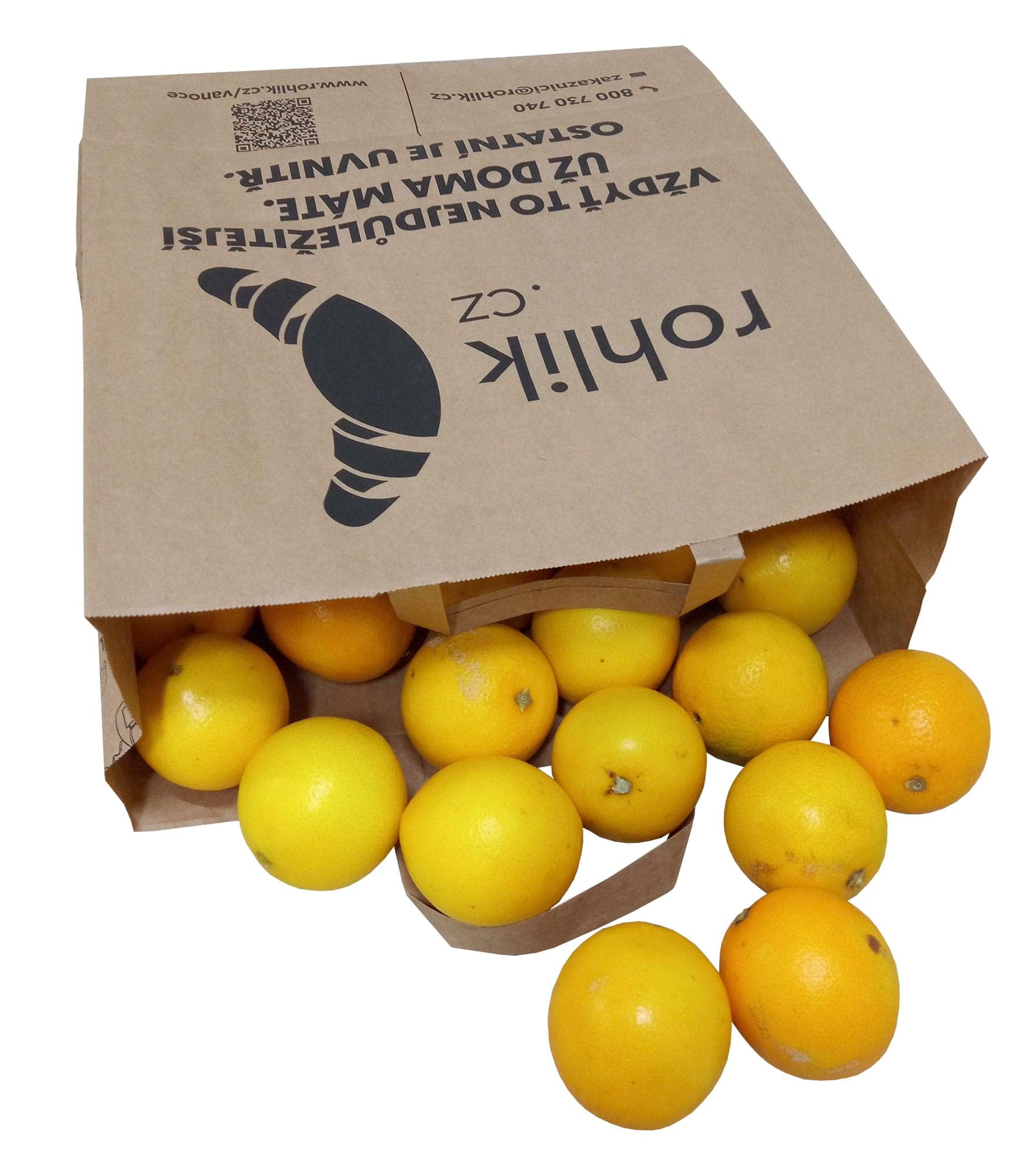 Pomeranče bez chemického ošetření na fresh, taška (cca 3kg)