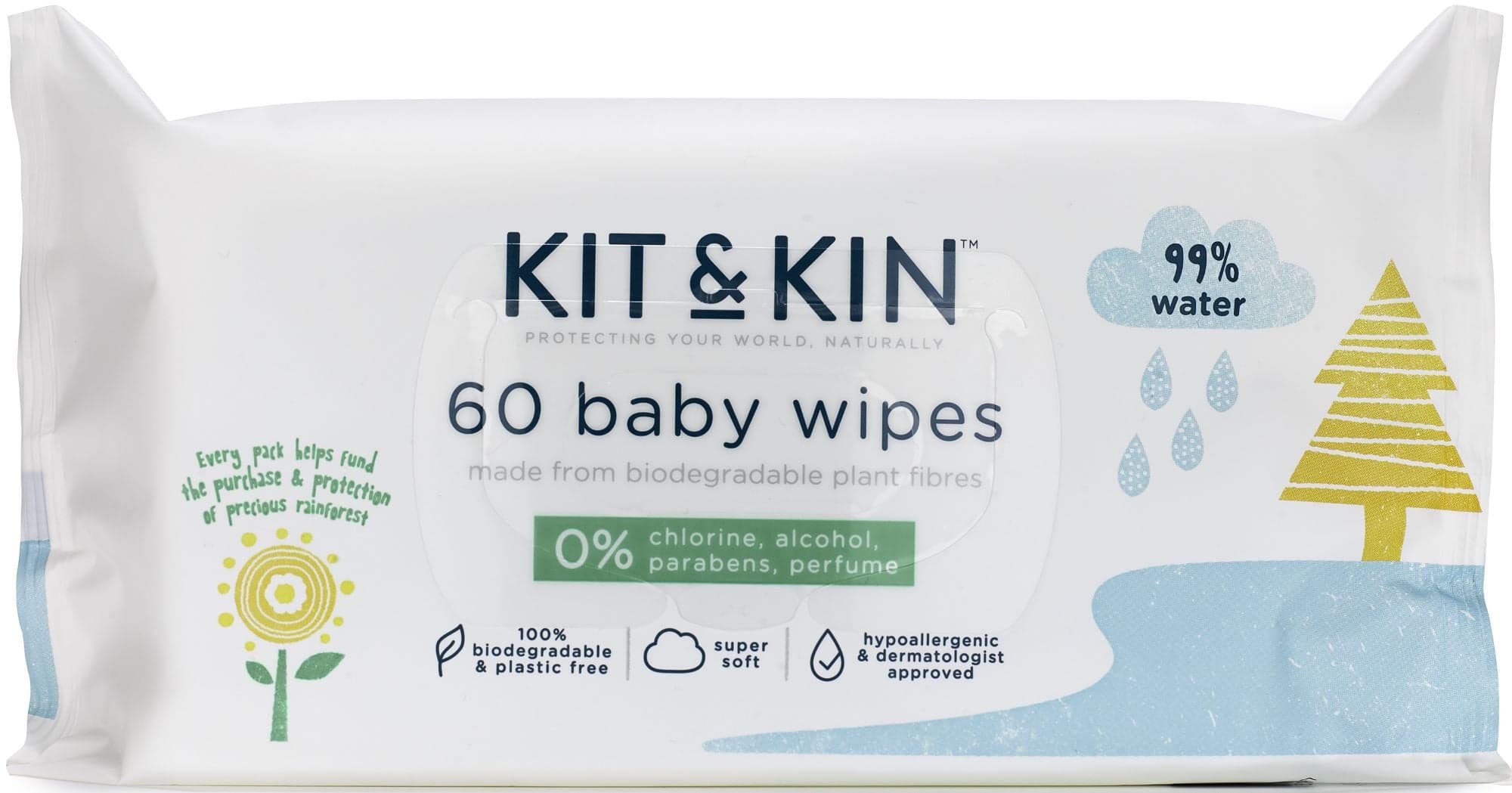 Kit & Kin EKO Vlhčené ubrousky