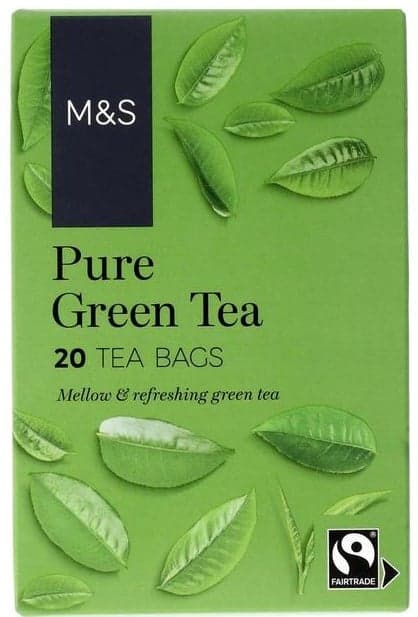 Marks & Spencer Zelený čaj 20 nálevových sáčků