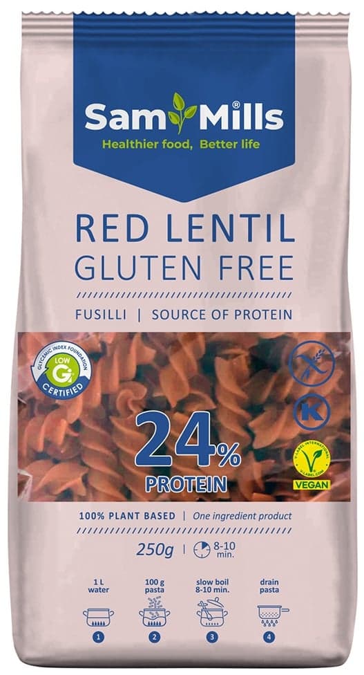 Sam Mills Vřetena proteinové z červené čočky