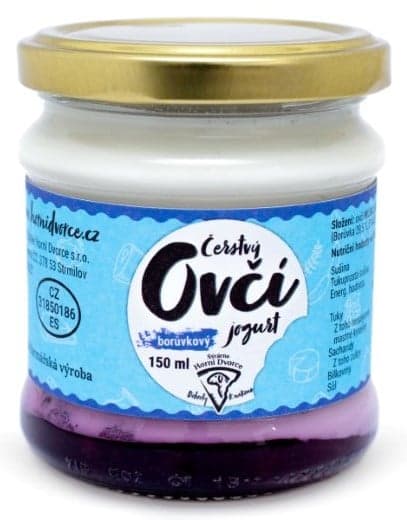 Statek Horní Dvorce Ovčí jogurt borůvkový