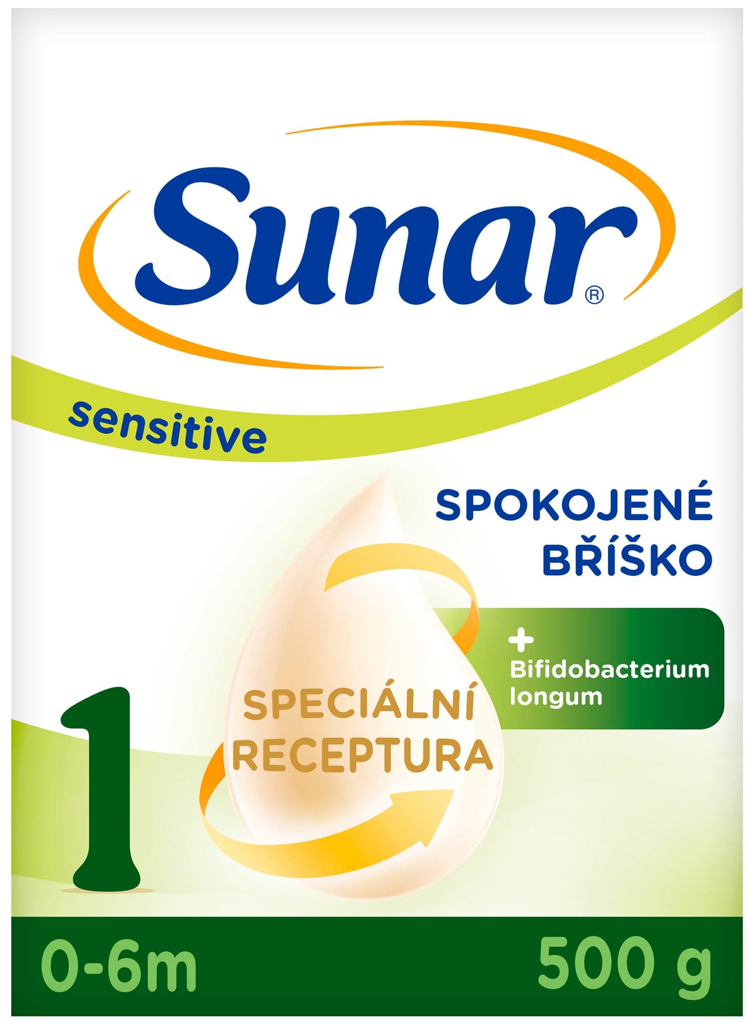 Sunar Sensitive 1 počáteční kojenecké mléko