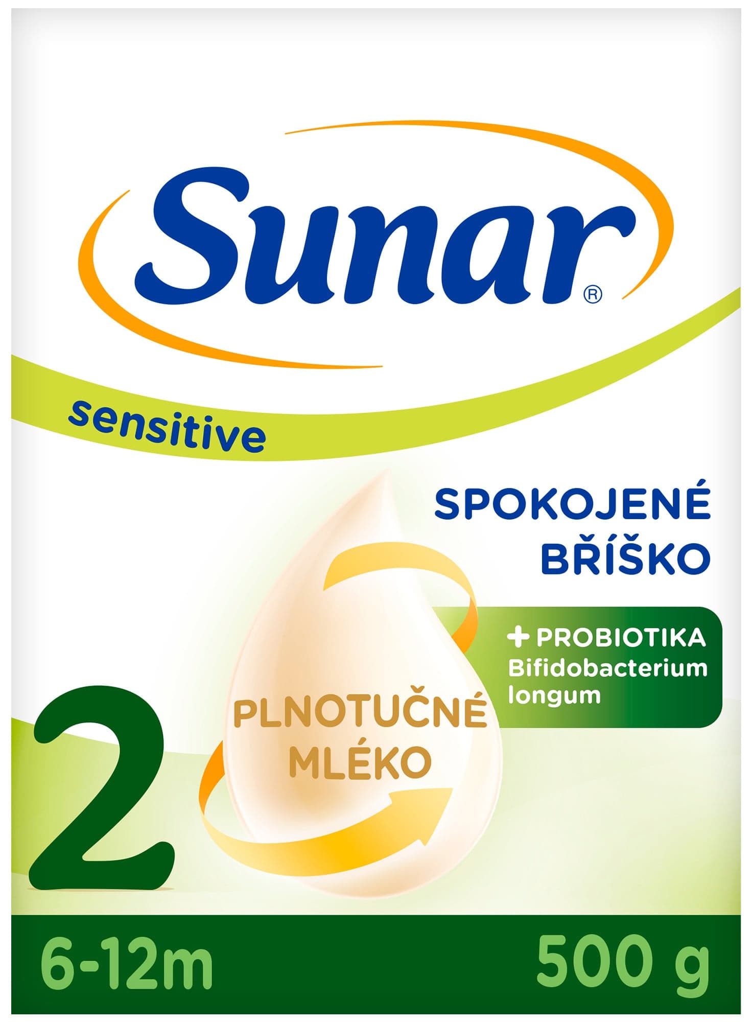 Sunar Sensitive 2 pokračovací kojenecké mléko