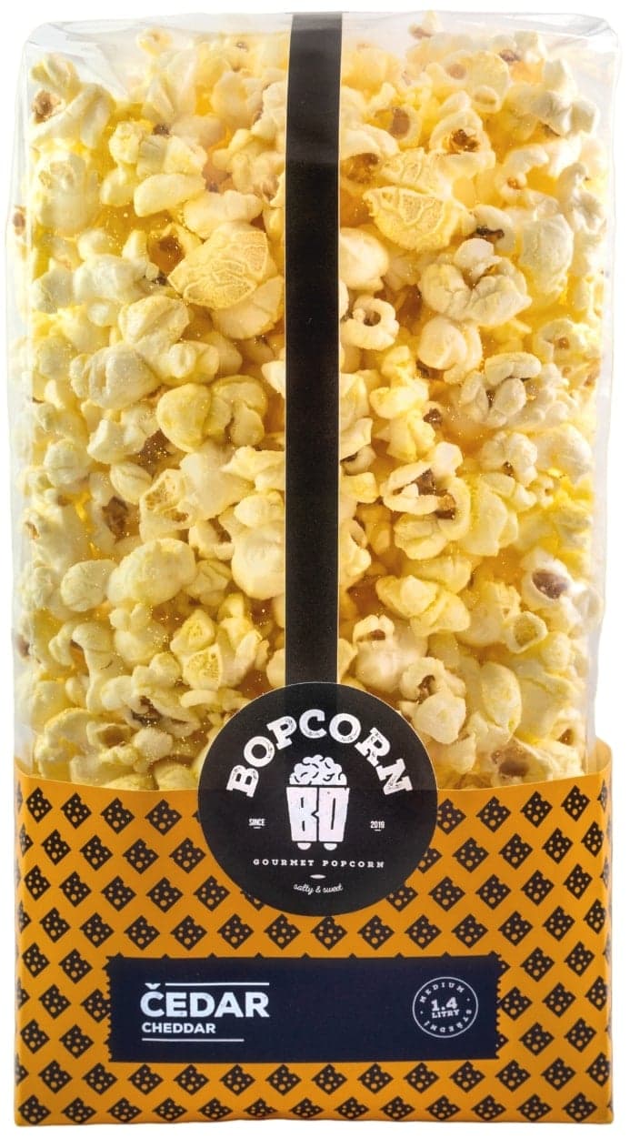 Bopcorn Gourmet popcorn Čedar