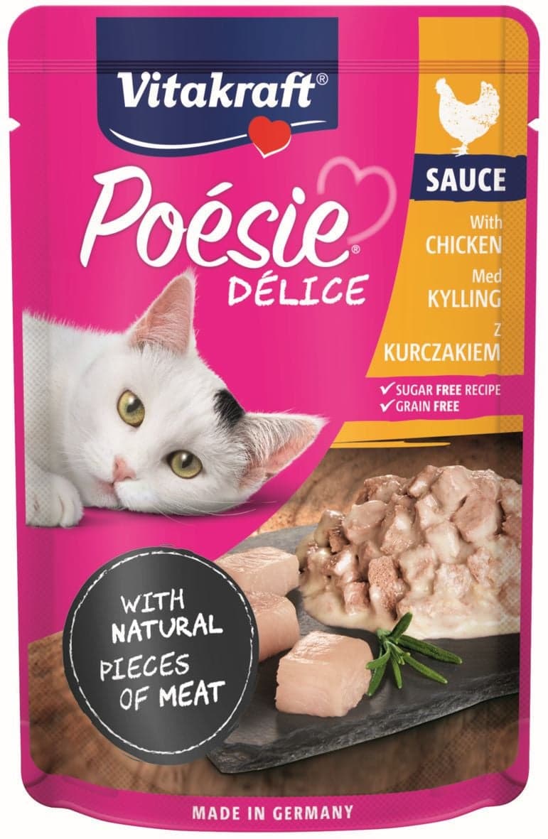 Vitakraft Poésie Délice Kompletní krmivo pro kočky s kuřecím
