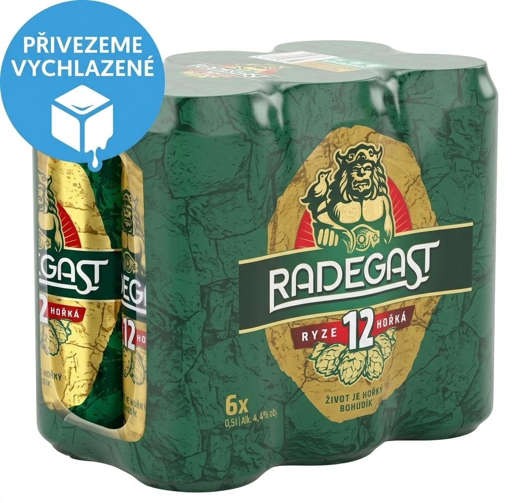 Radegast Ryze Hořká 12 plech 6×0,5 l