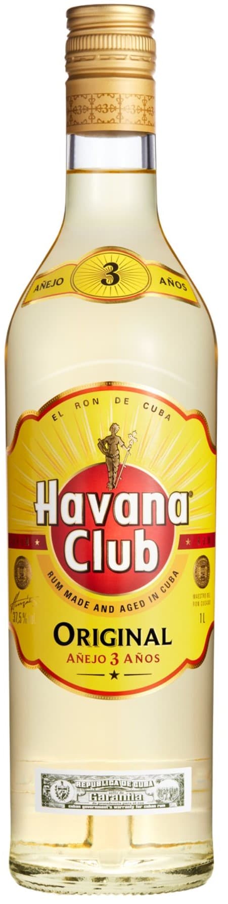 Havana Club Aňejo 3 Aňos rum 37,5% obj.