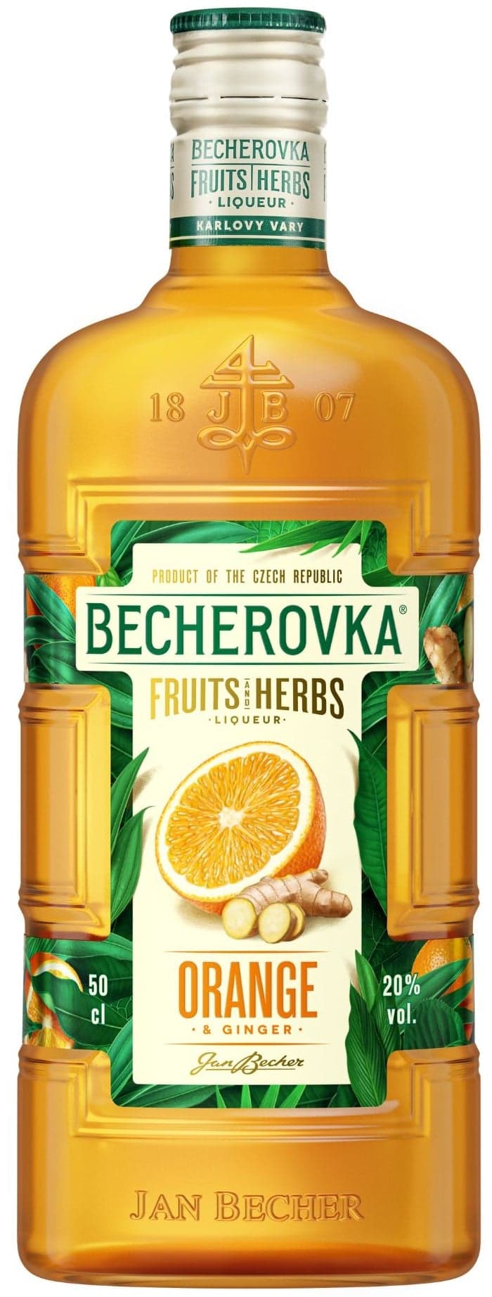 Becherovka Orange and Ginger bylinný likér 20% obj.