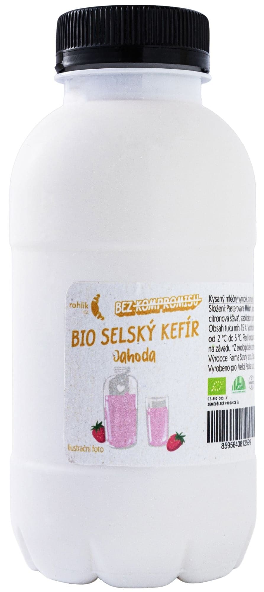 BIO Selský kefír jahoda