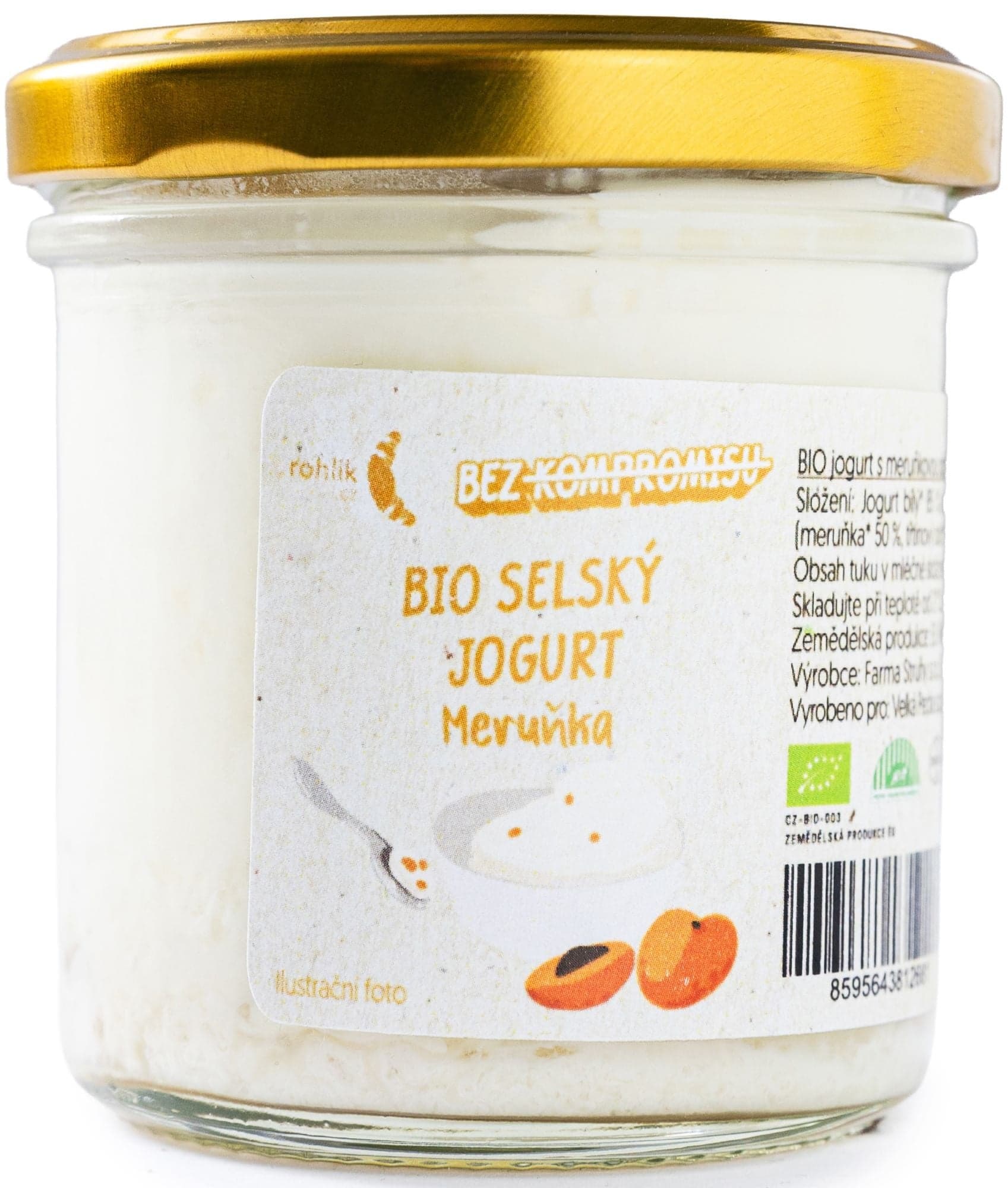 BIO Selský jogurt meruňka