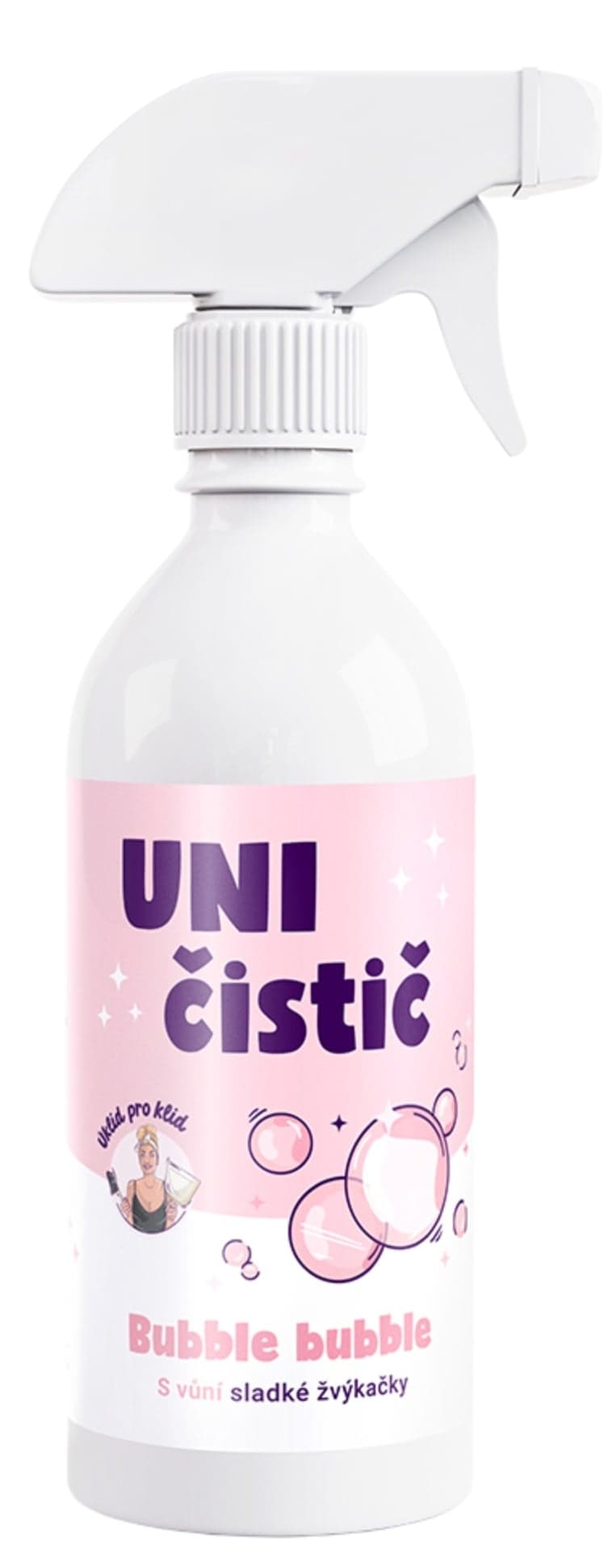 Úklid pro klid Univerzální čistič bubble bubble v rozprašovači