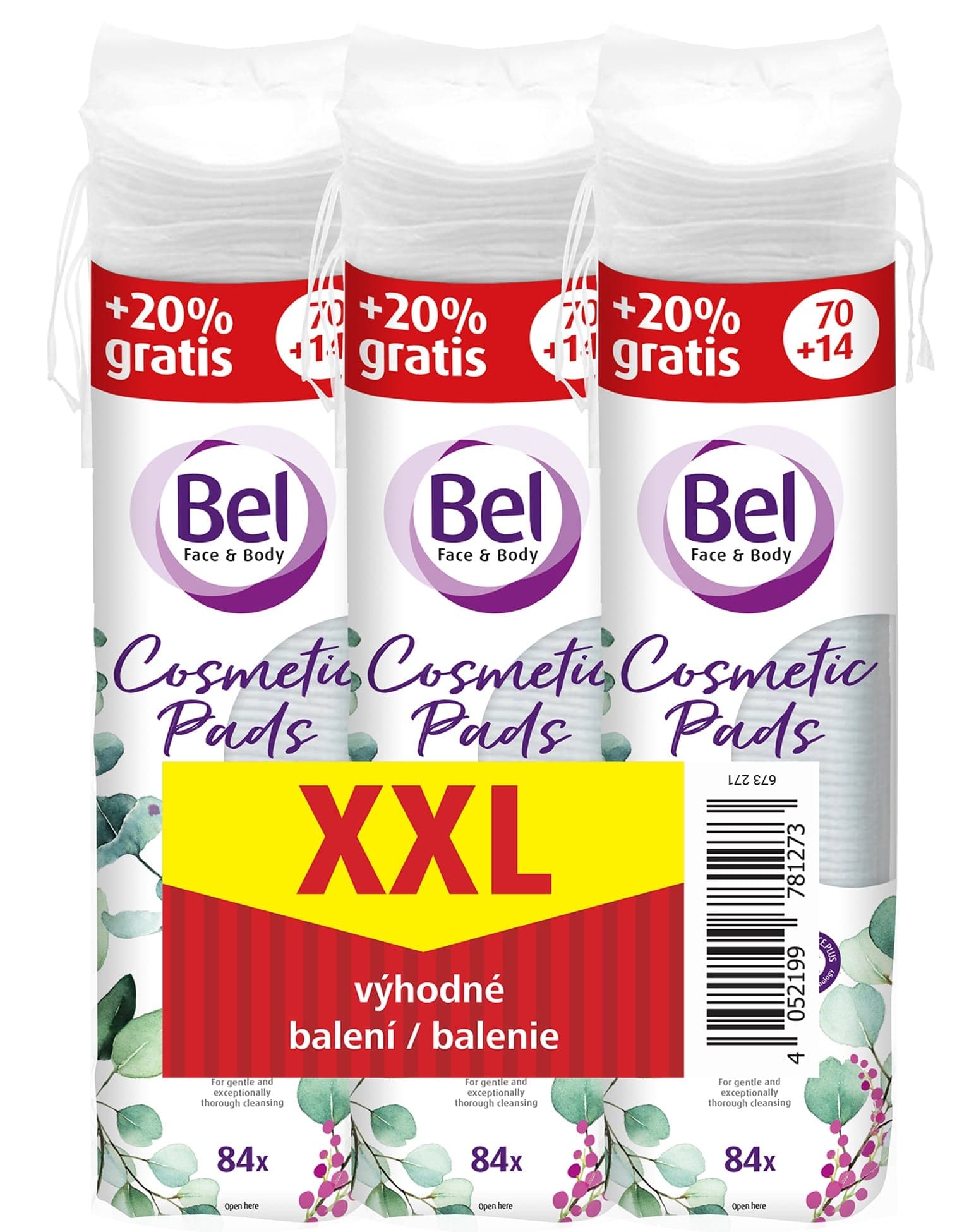 Bel Cosmetic Odličovací tampony XXL pack