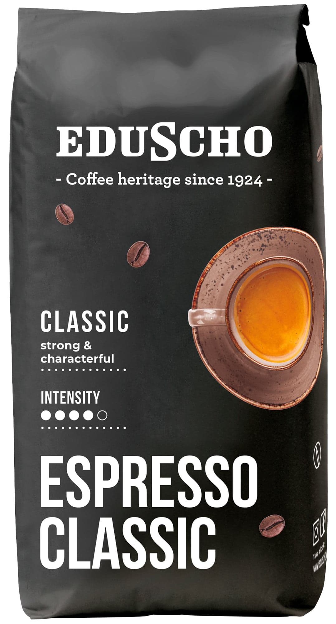 Eduscho Espresso Classic zrnková káva