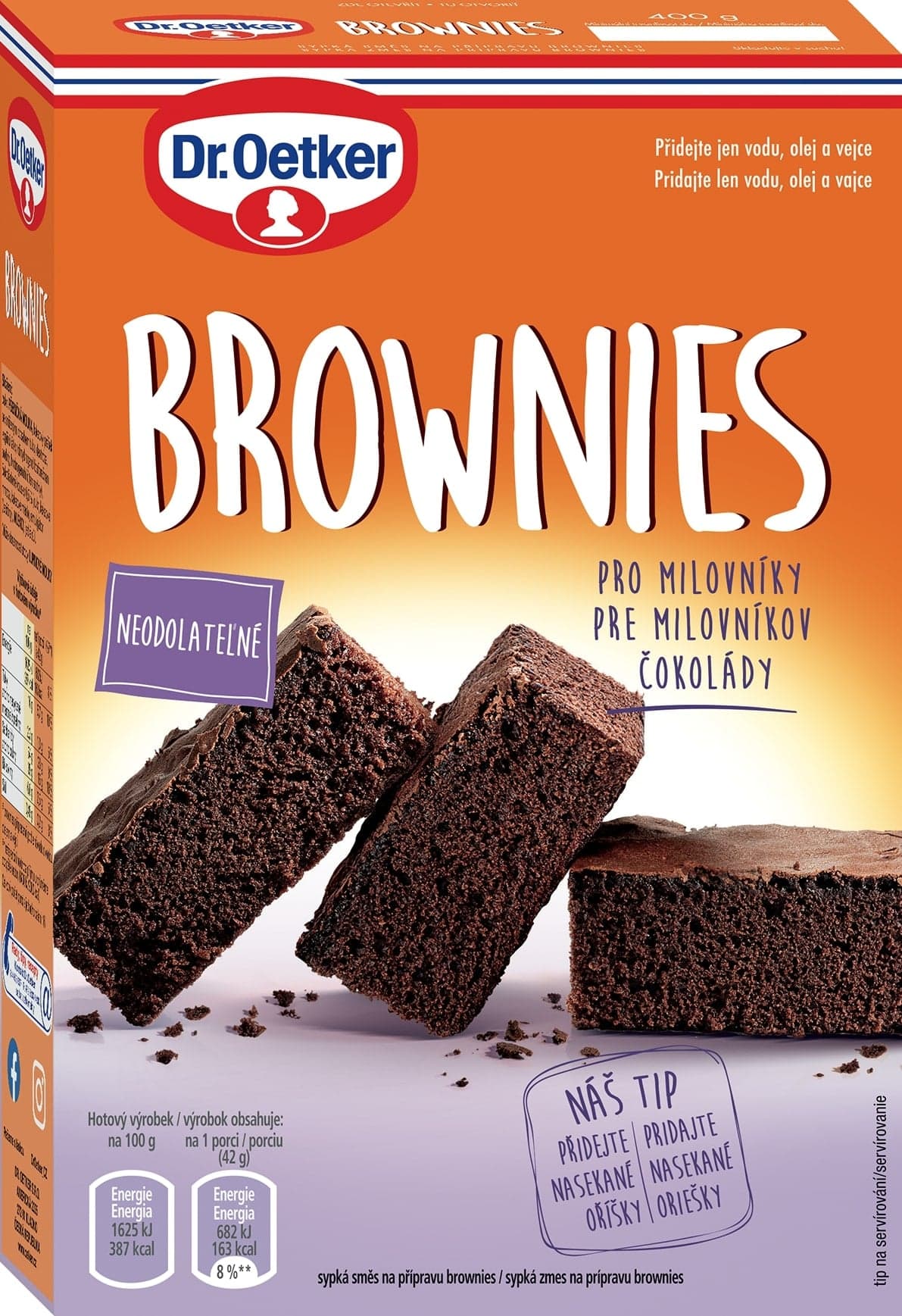 Dr.Oetker Brownies sypká směs