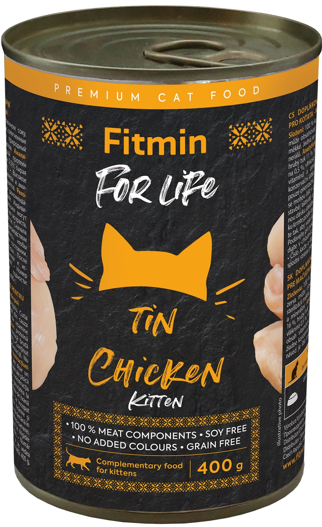Fitmin For Life konzerva pro koťata drůbeží