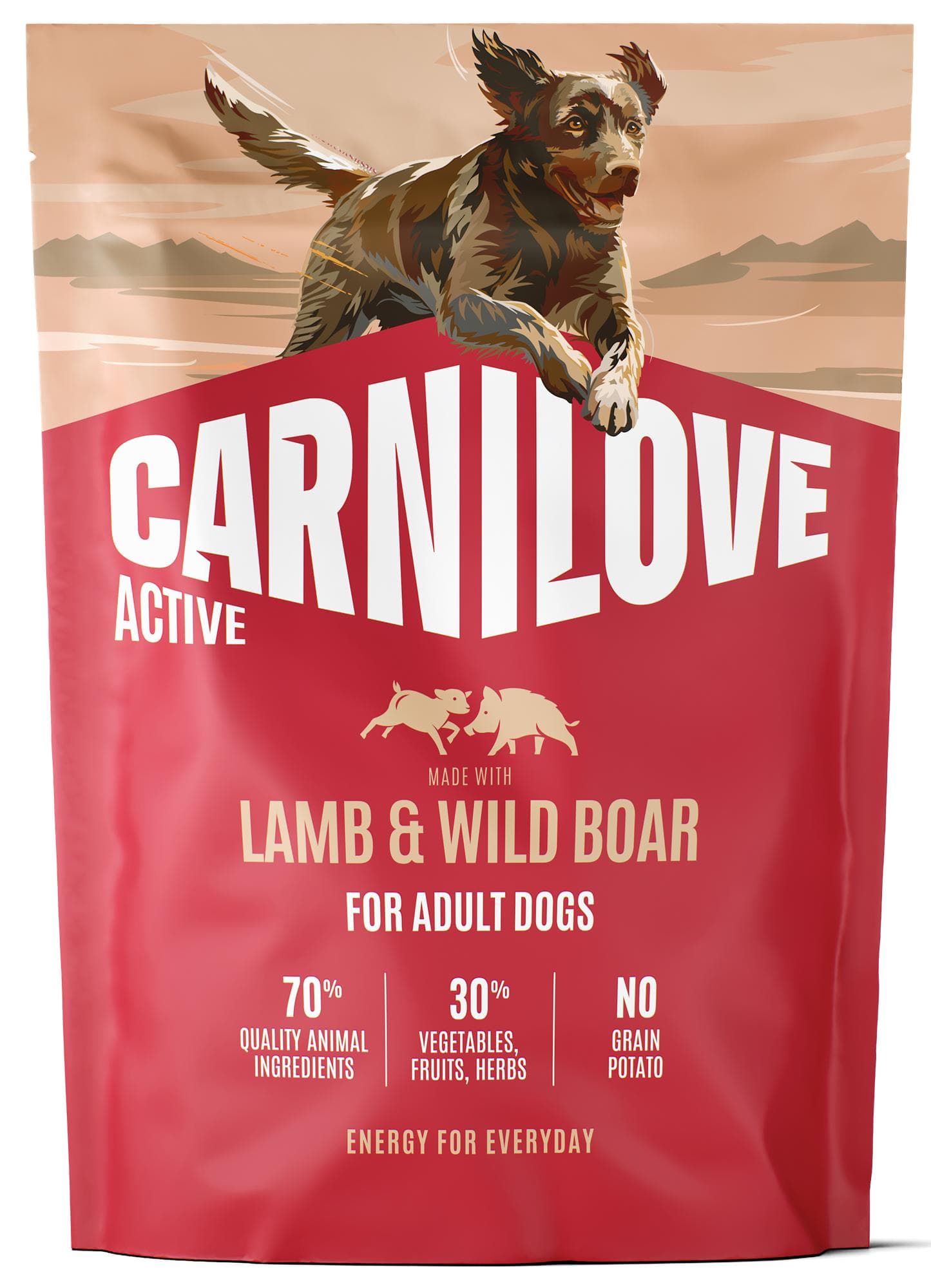 Carnilove Active granule jehněčí a divočák pro psy všech plemen