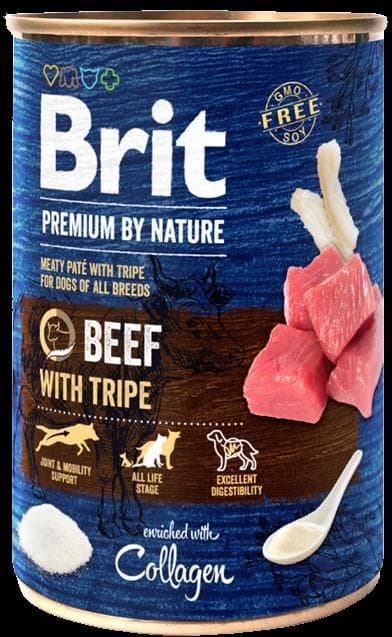 Brit Premium by Nature Beef with Tripes konzerva pro psy