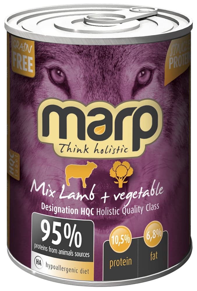 Marp Mix konzerva pro psy jehně a zelenina