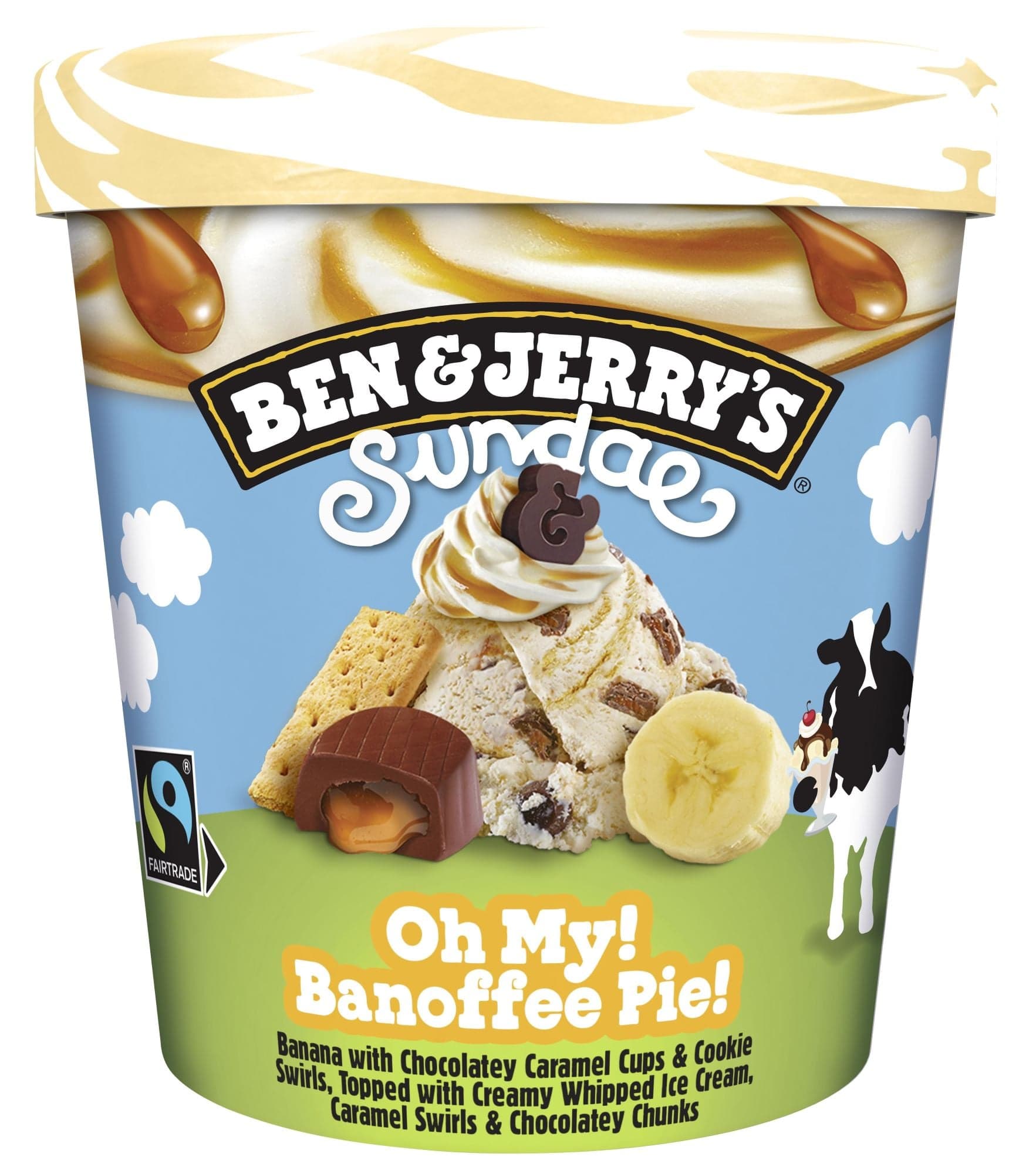 Ben & Jerry's Oh my! Banoffee pie sundae zmrzlina