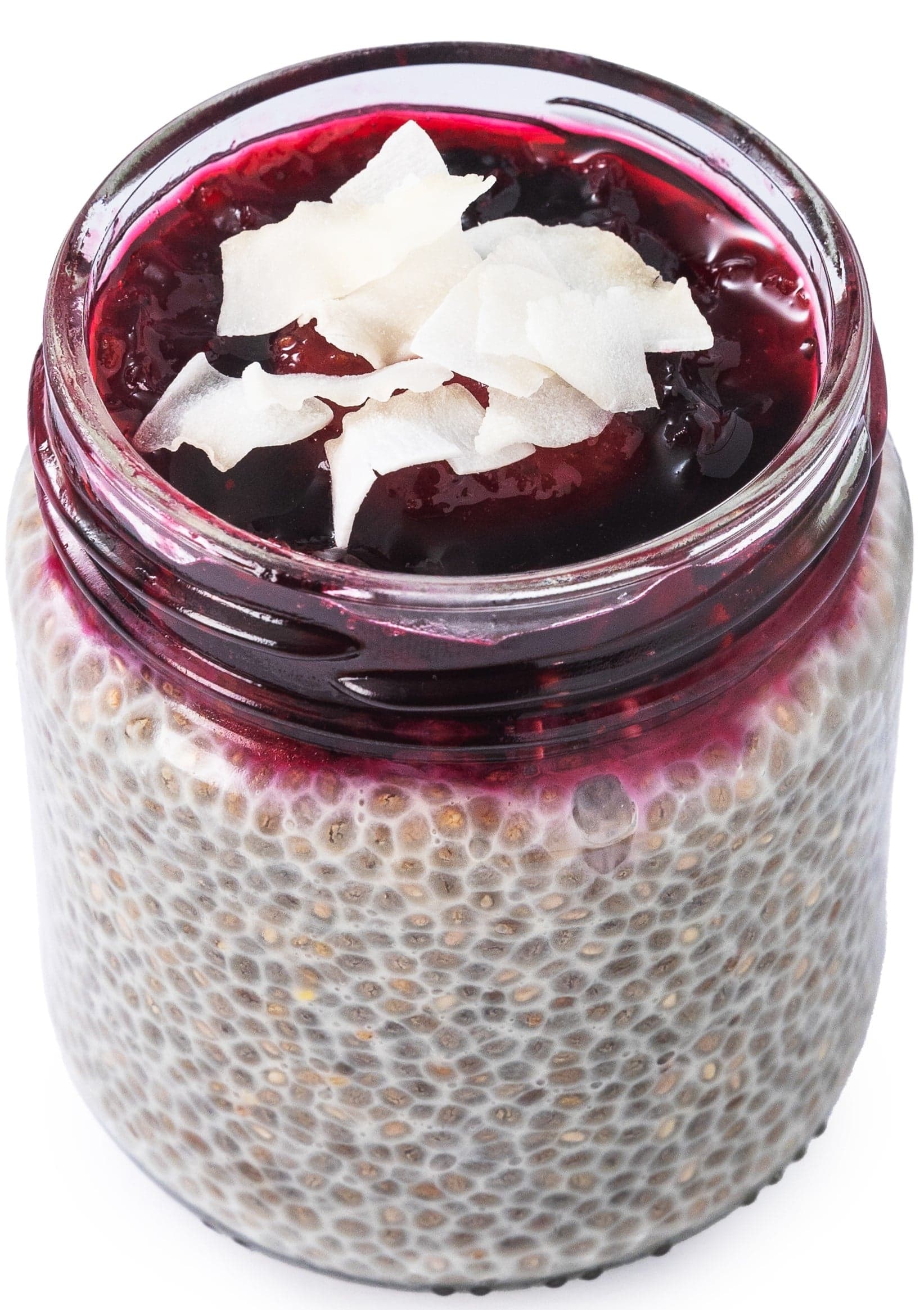 Berry-Coconut Cha-Cha chia pudding od The Green Garden