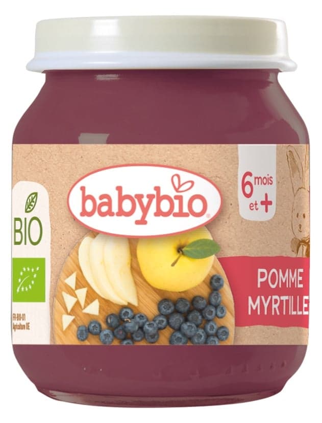 Babybio BIO Jablko a borůvky