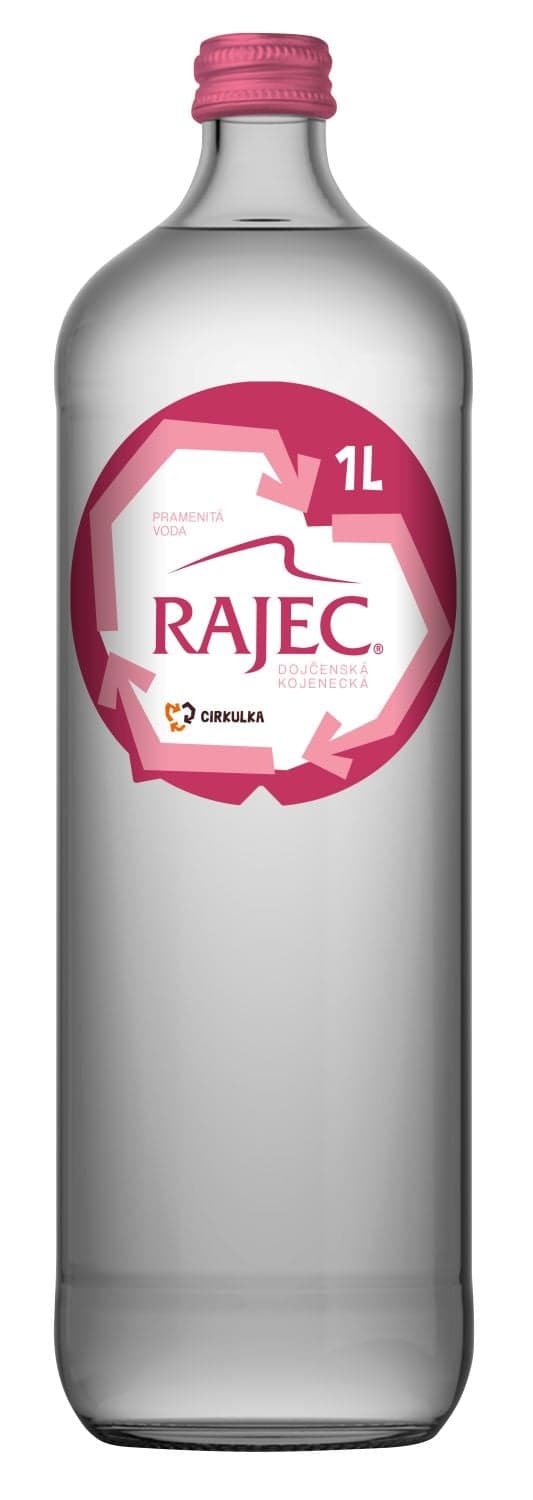 Cirkulka Rajec kojenecká voda sklo
