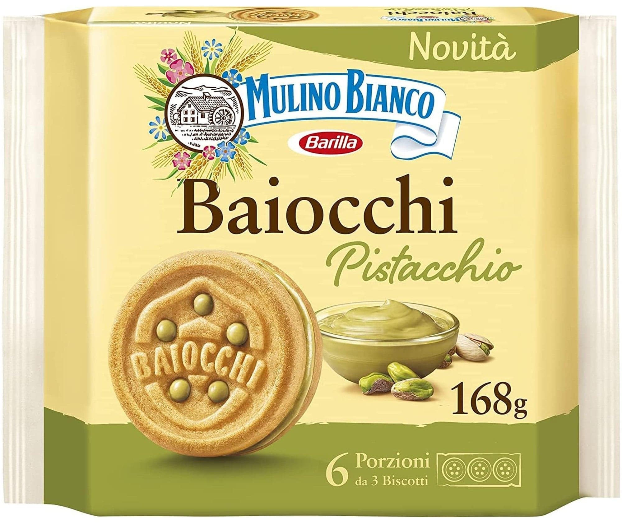 Mulino Bianco Baiocchi Pistacchio 6×3 ks