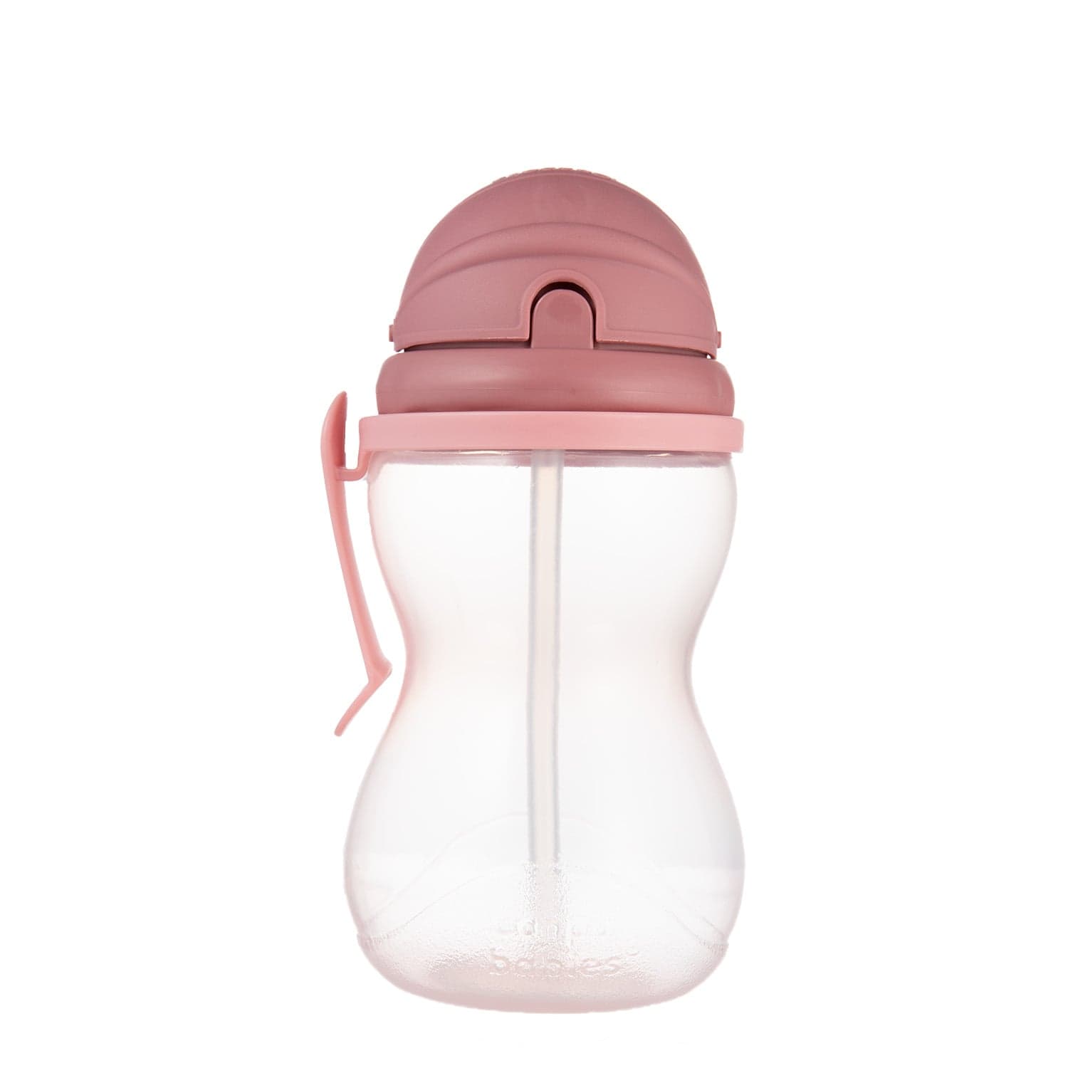 Canpol babies Láhev sportovní se slámkou 370 ml, růžová