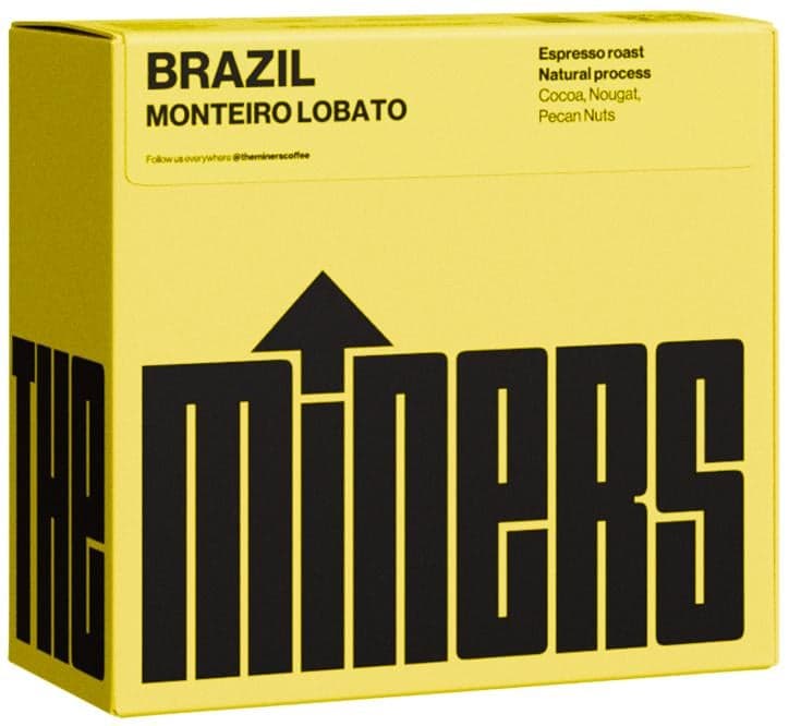 The Miners Coffee Brazílie Monteiro Lobato espresso zrnková káva