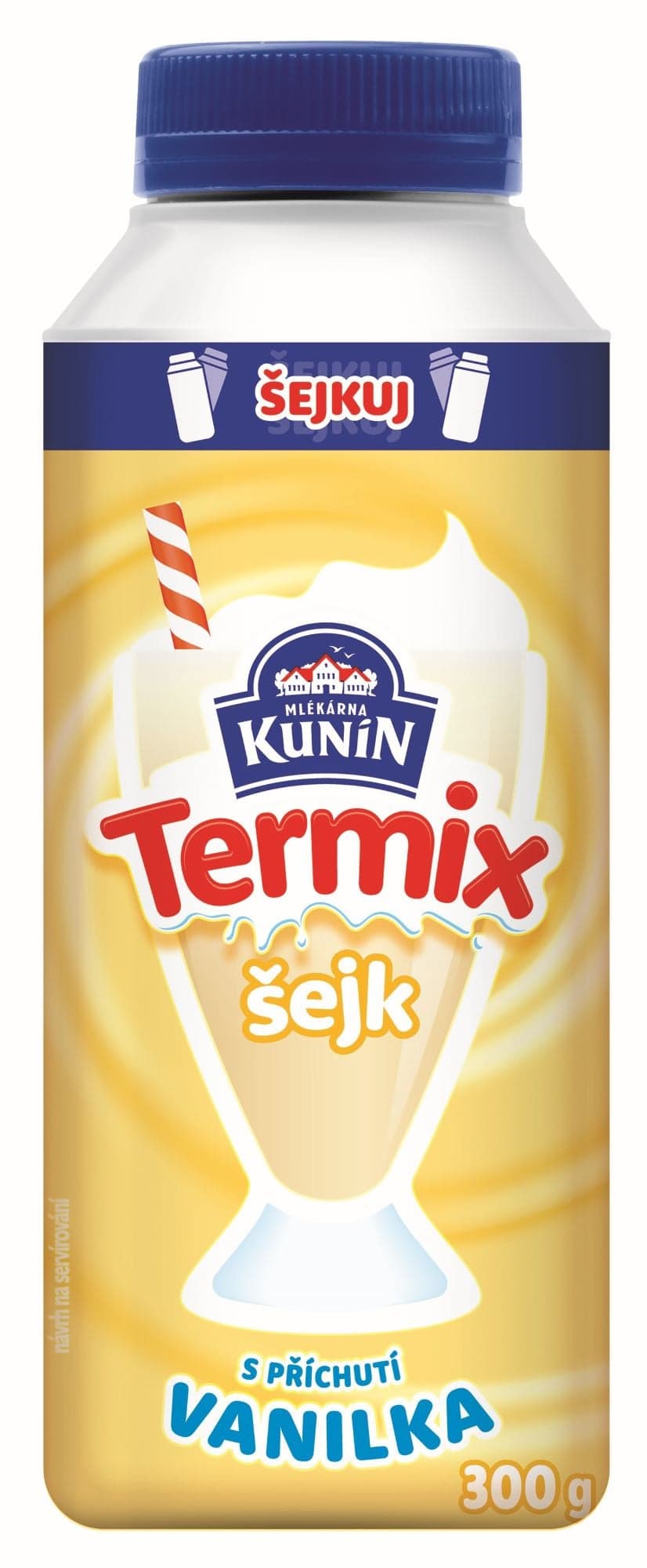 Mlékárna Kunín Termix šejk s příchutí vanilka