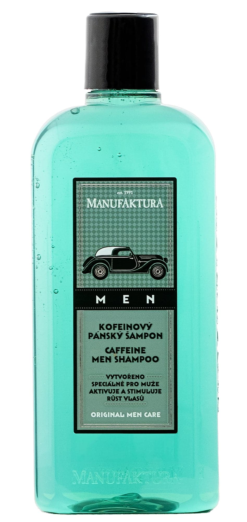 Manufaktura Kofeinový šampon pro muže stimulující růst vlasů