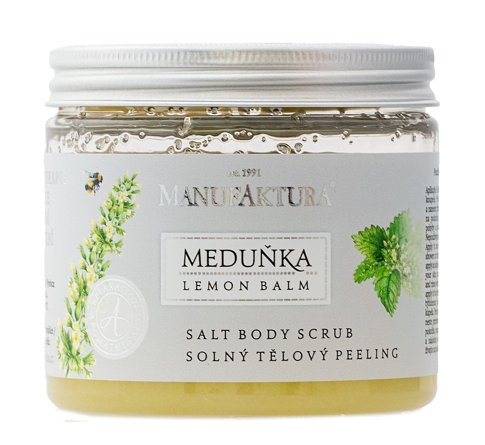 Manufaktura Solný tělový peeling Meduňka