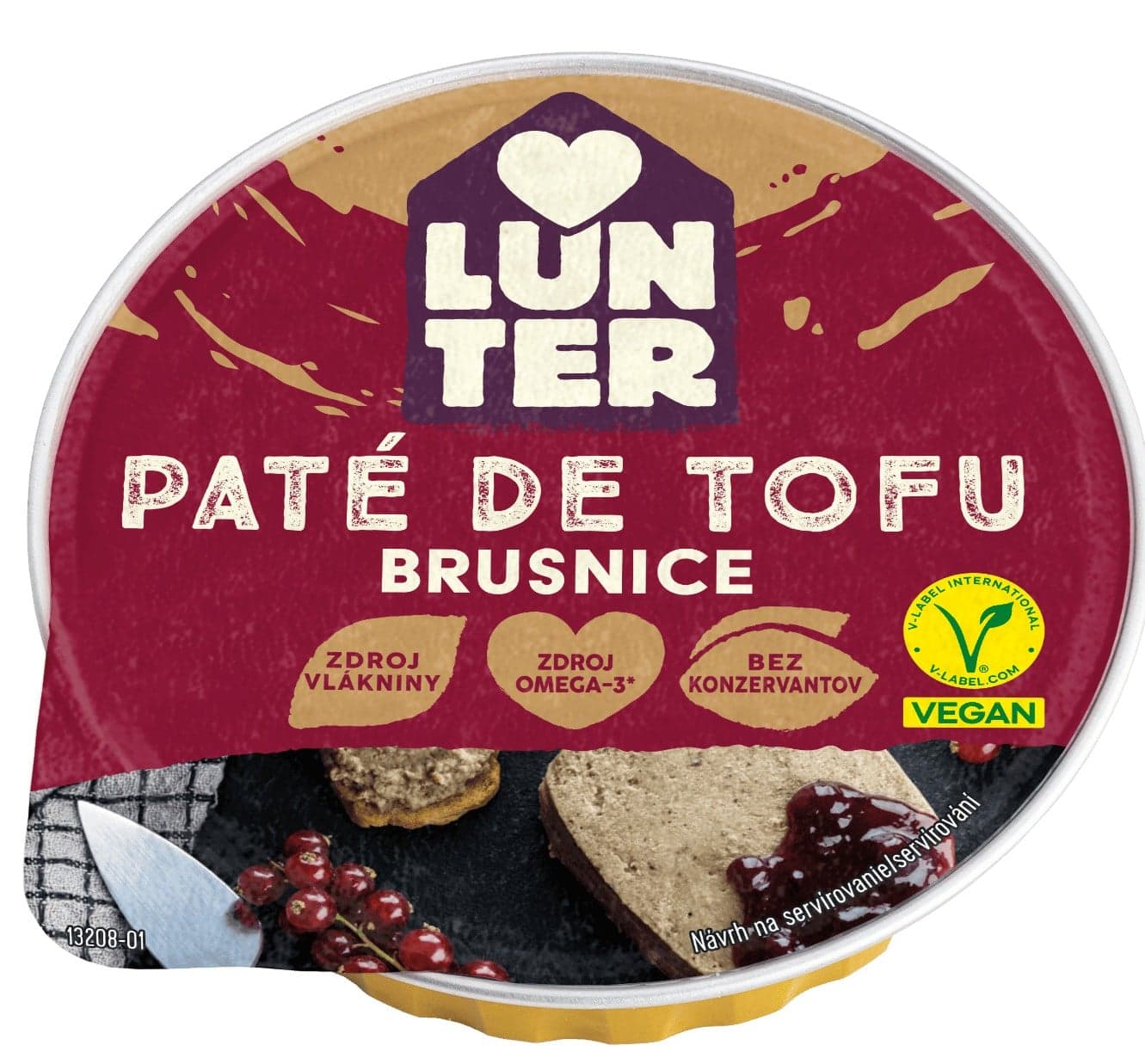 Lunter Paté de tofu brusinka