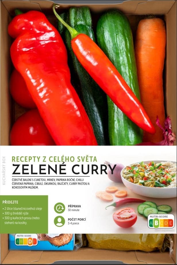 Kuchařský box – Zelené curry