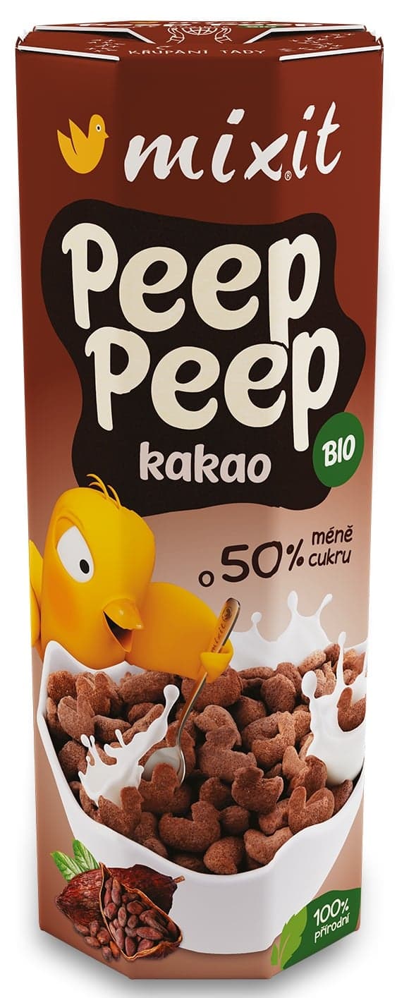 Mixit BIO Cereálie Peep Peep kakao