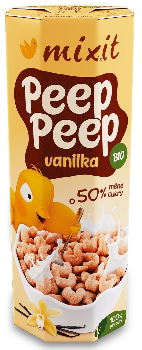 Mixit BIO Cereálie Peep Peep vanilka