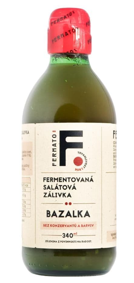 Fermato Fermentovaná salátová zálivka s příchutí bazalka