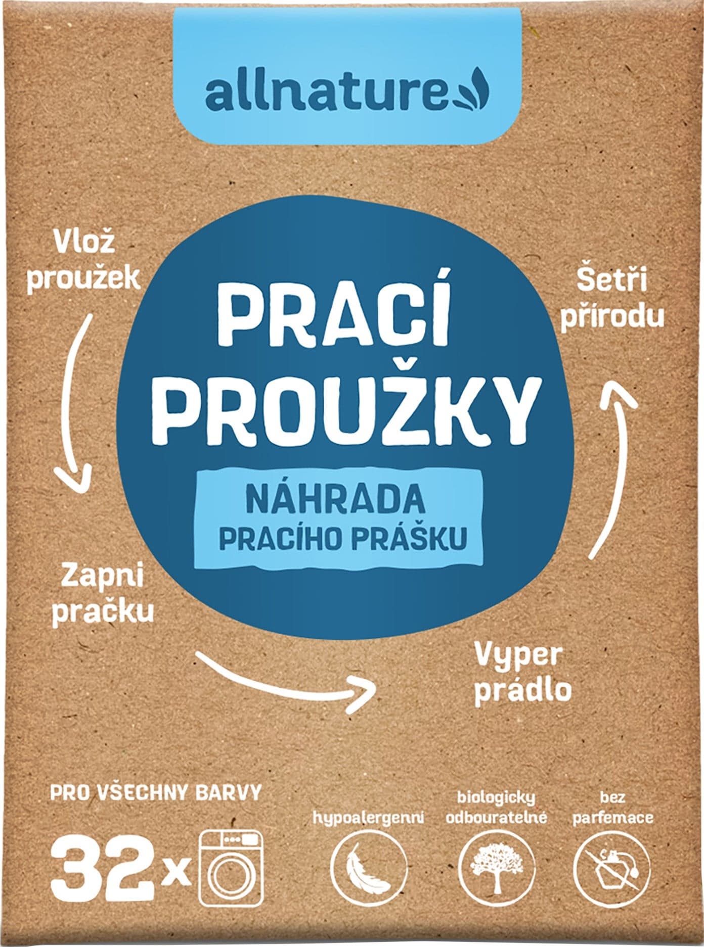 Allnature Prací proužky, 16 ks